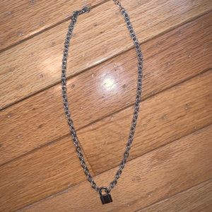 Brandy Melville Lock Chain Necklace